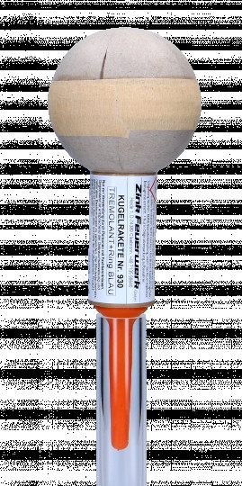 930 Kugelrakete Kal. 90 Tremolant + Ring Blau